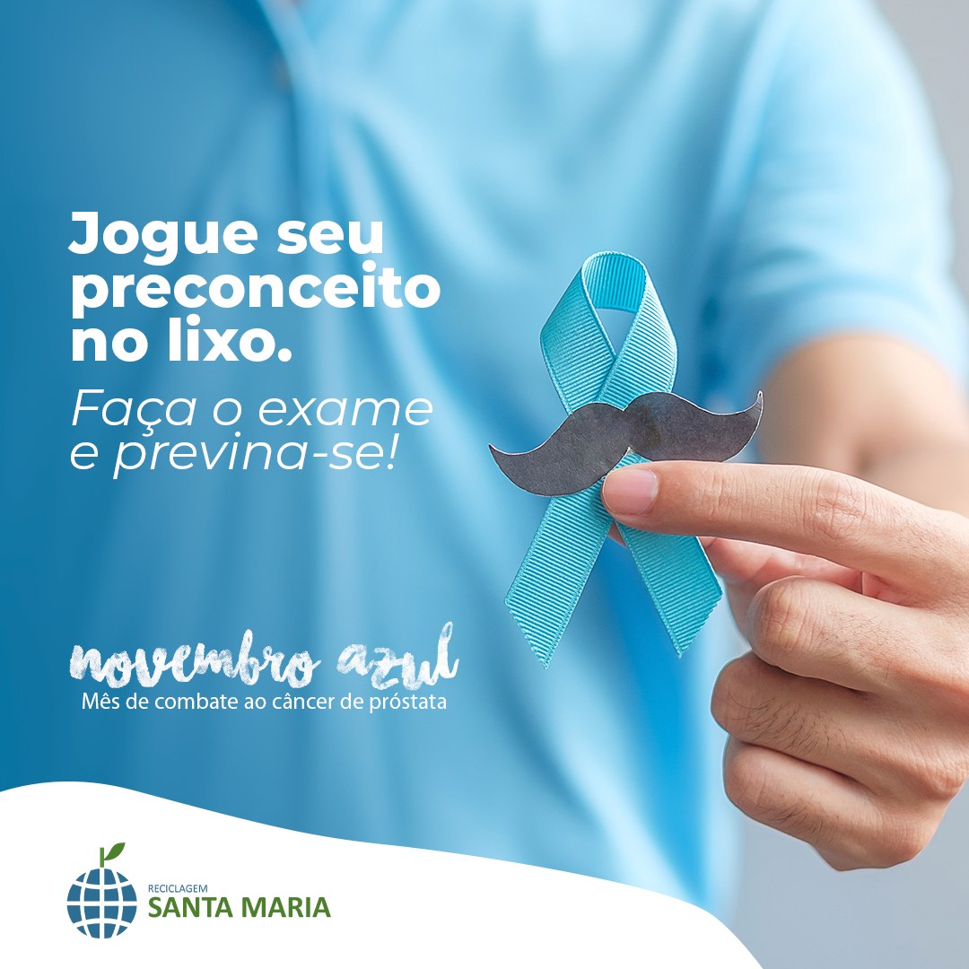 Novembro Azul: Mês de combate ao câncer de próstata