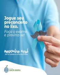 Novembro Azul: Mês de combate ao câncer de próstata