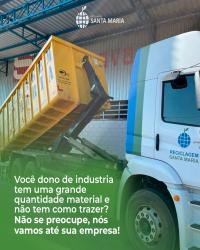 Você dono de industria tem uma grande quantidade de material e não tem como trazer? Não se preoculpe